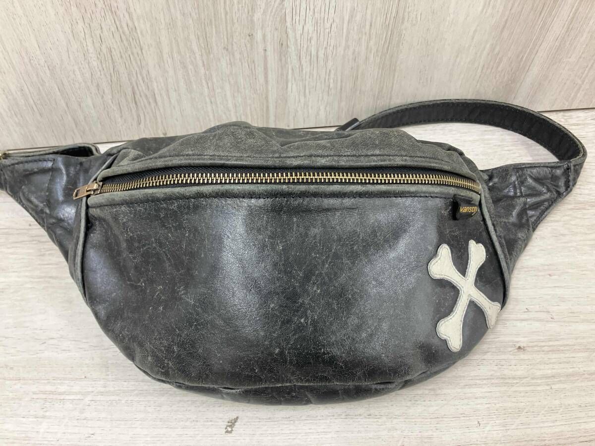 VANSON ボディバック　ボーンワッペン