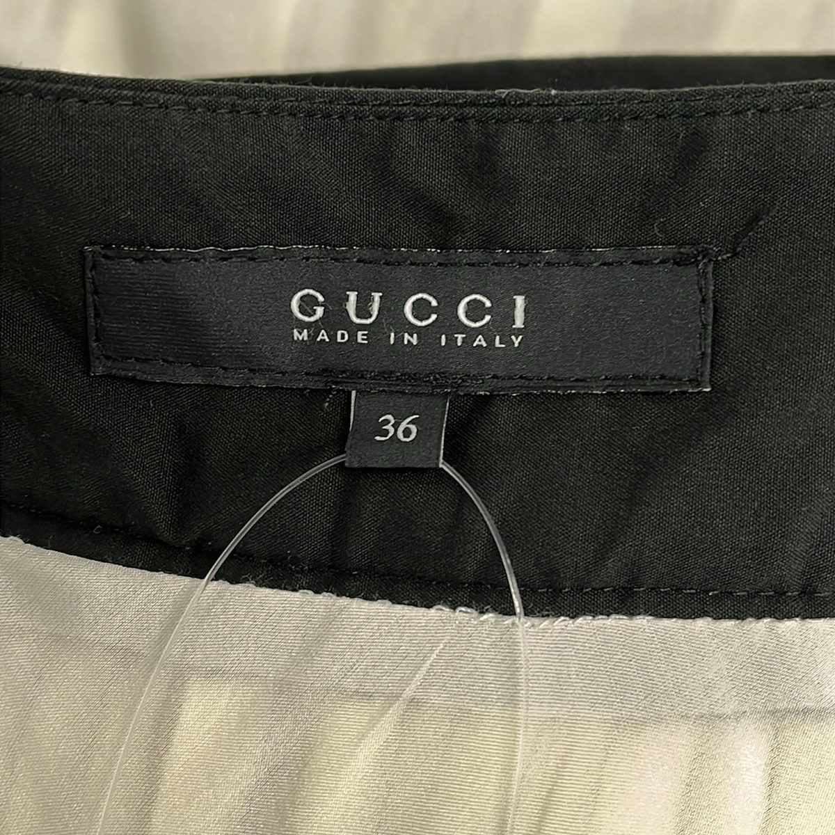 GUCCI(グッチ) ロングスカート サイズ36 S レディース美品 白×黒