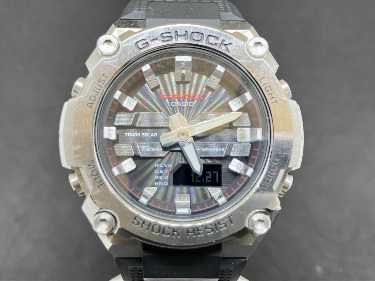 CASIO G-SHOCK G-STEEL カシオ ジーショック GST-B600 電波ソーラー 腕時計 モバイルリンク SS タフソーラー 樹脂ベルト