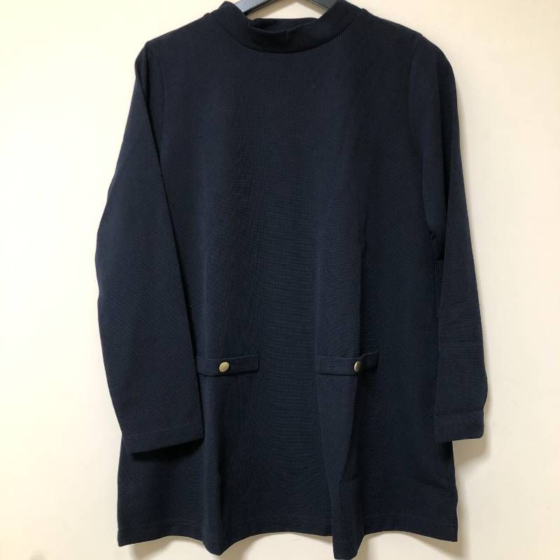 CORDIER（コルディア）　チュニックプルオーバー　ネイビー　40　【未使用・タグ付き】