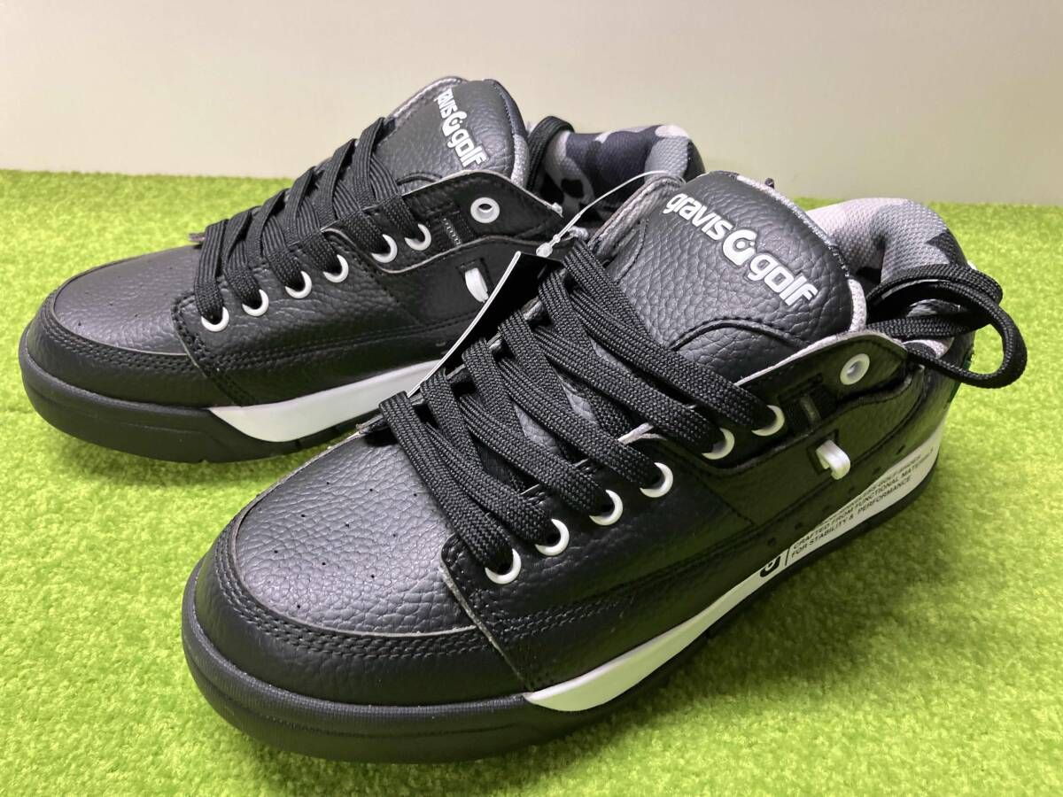 gravis ゴルフシューズ 23cm スパイクレス ブラック グラビス