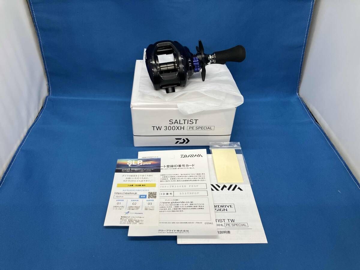 ベイトリール ダイワ 23ソルティストTW 300XH PE SP 00631038 DAIWA SALTIST 箱付き