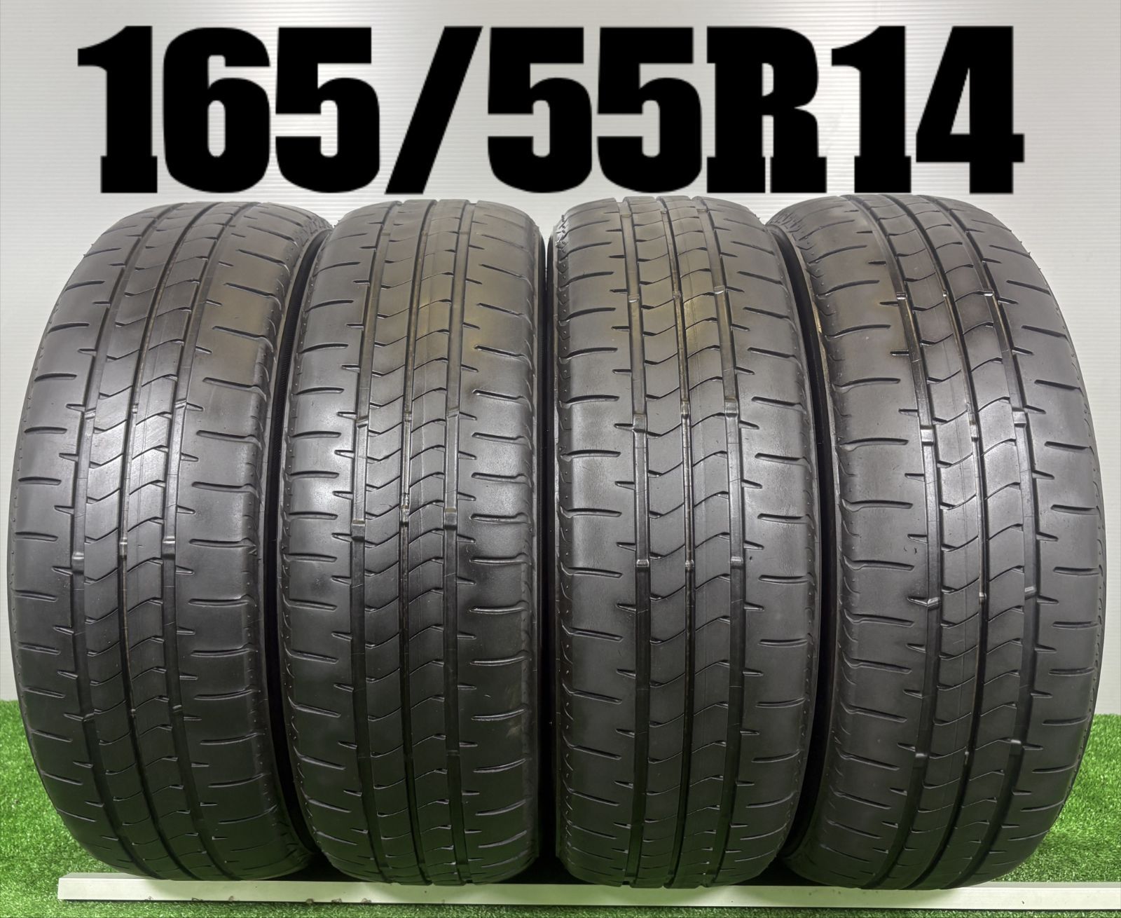 送料無料★165/55R14 ブリヂストン NEWNO 2022年製 4本 夏 タイヤ ノーマル 中古 TB1337