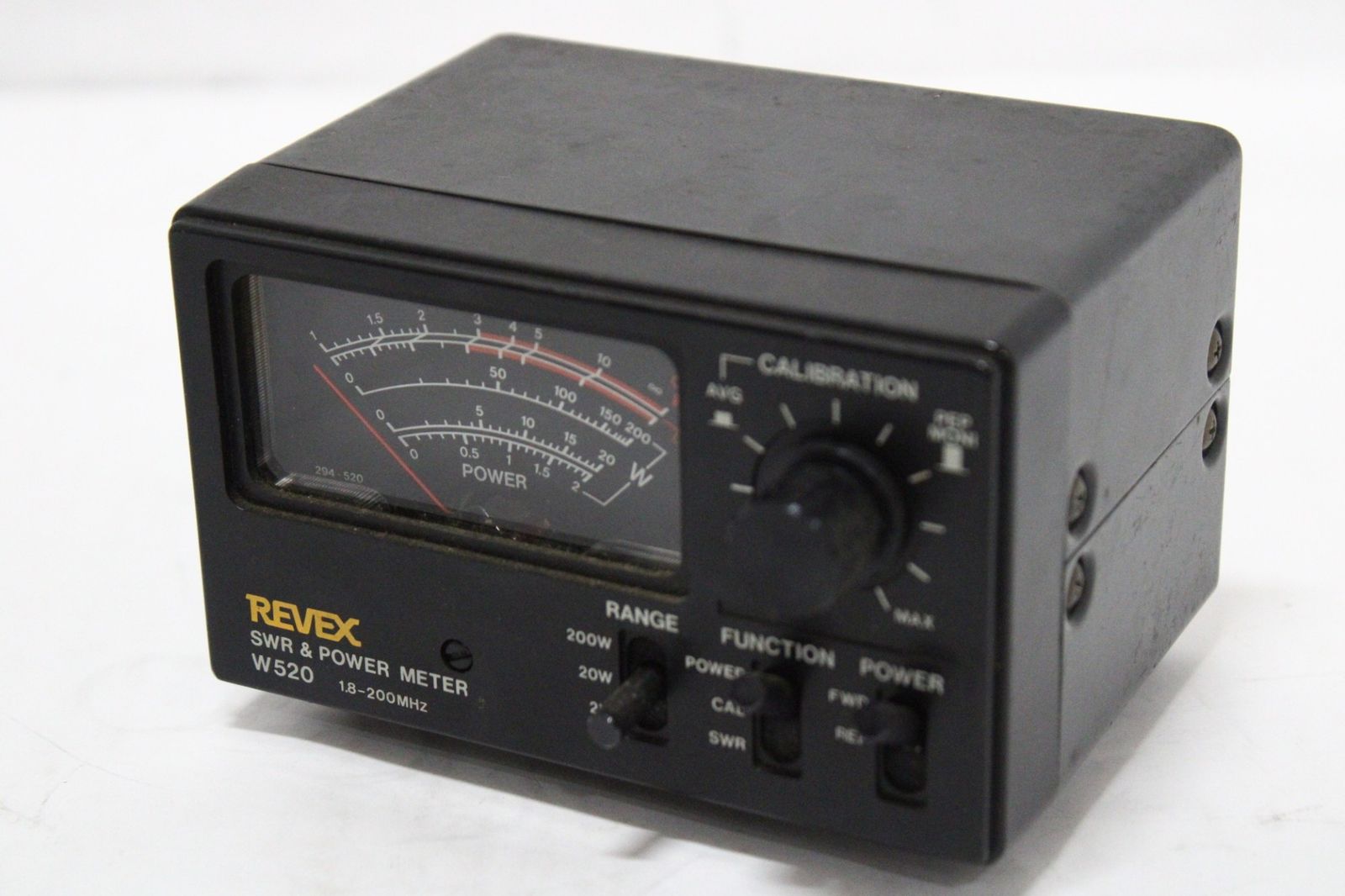 現状品 REVEX SWR & POWER METER W520 パワーメーター アマチュア 無線機 ITYJW5B4BI0G-D-A02-byebye