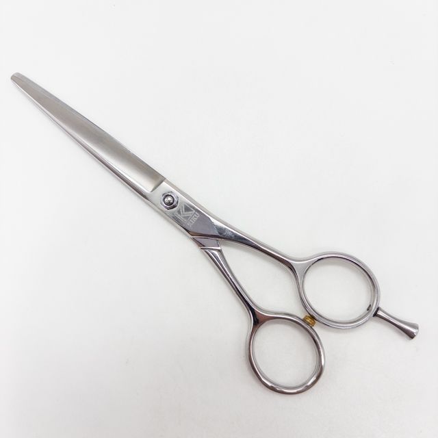 【キクオオカワKIKU OKAWA】60N COBALT シザー メガネ 理容 美容ハサミ 美容師 理容師 右利き 6インチ 中古 sc3342