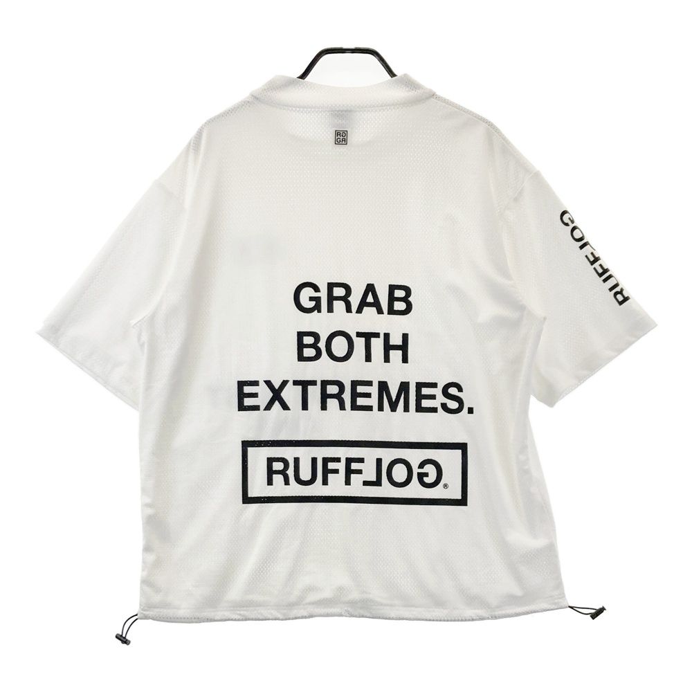 サイズ：XL RUFFLOG ラフロッグ モックネック 半袖Tシャツ プル