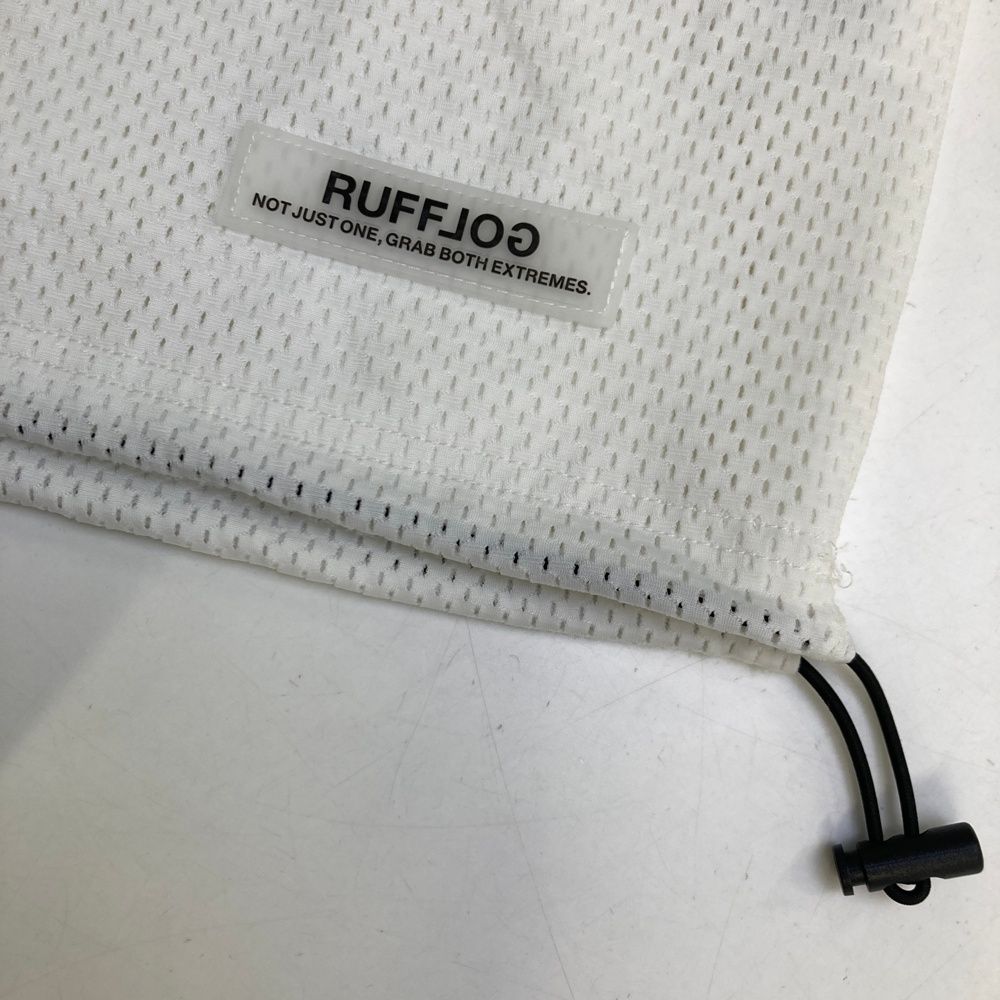 サイズ：XL RUFFLOG ラフロッグ モックネック 半袖Tシャツ プル