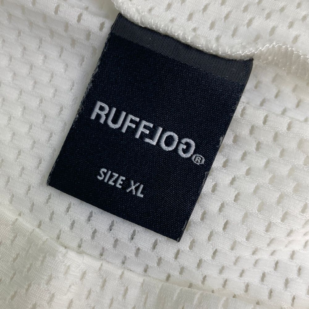 サイズ：XL RUFFLOG ラフロッグ モックネック 半袖Tシャツ プル