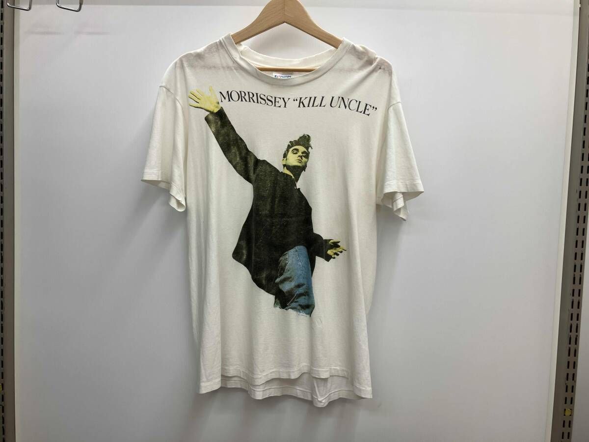 1990's Hanes ヘインズ Morrissey モリッシー プリントTシャツ バンドTee ヴィンテージ 古着 サイズL ホワイト