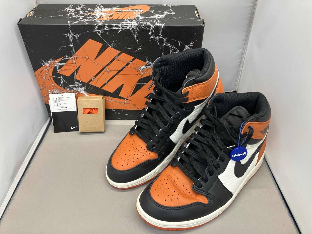 NIKE ナイキ エア ジョーダン 1 レトロ HIGH OG スニーカー DZ5485-008 28.5cm オレンジ ブラック 箱破れ有