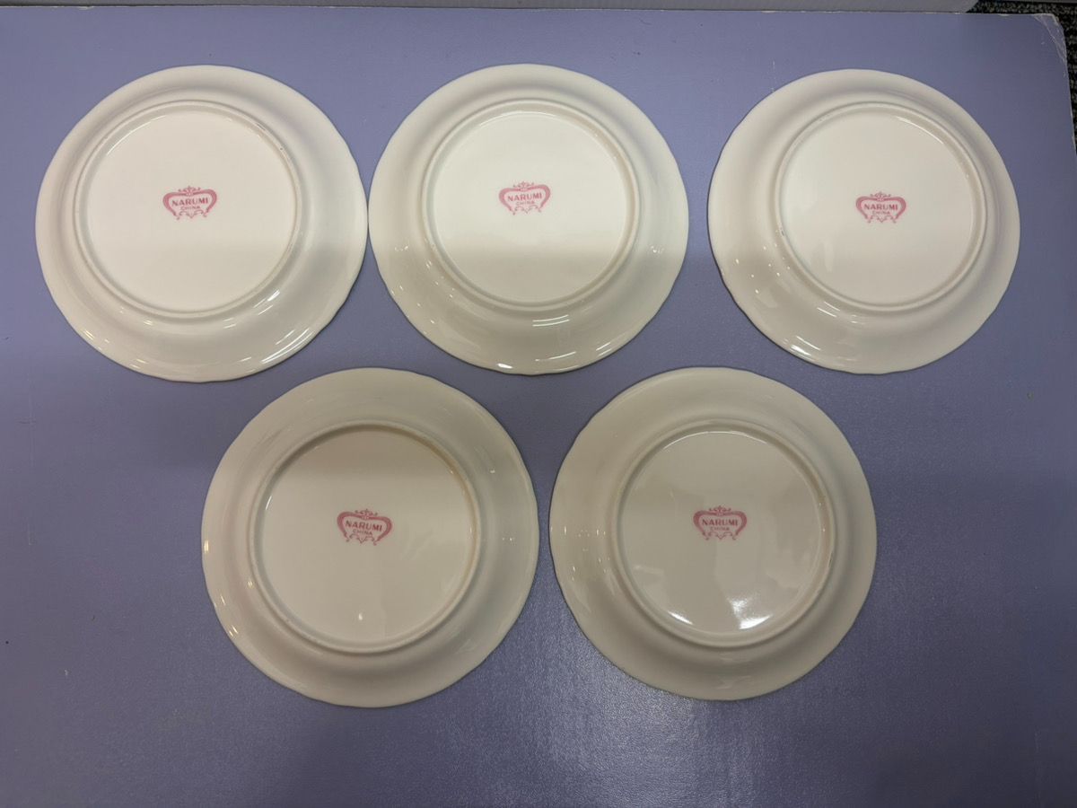 未使用長期保管品】NARUMI 14cmケーキ皿 5枚セット ナルミ - メルカリ
