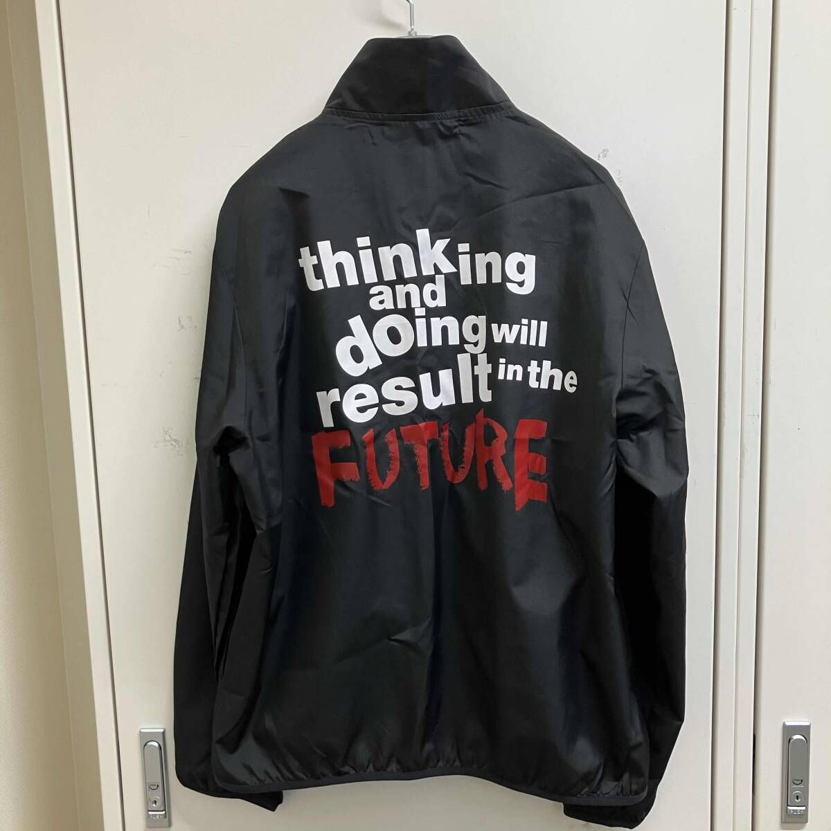 20SS COMME des GARCONS ジップアップ ナイロン ジャケット OE-J001 M ブラック コムデギャルソン