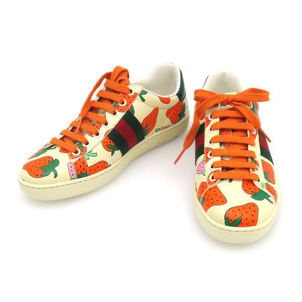 グッチ スニーカー 387993【Bランク】【中古】