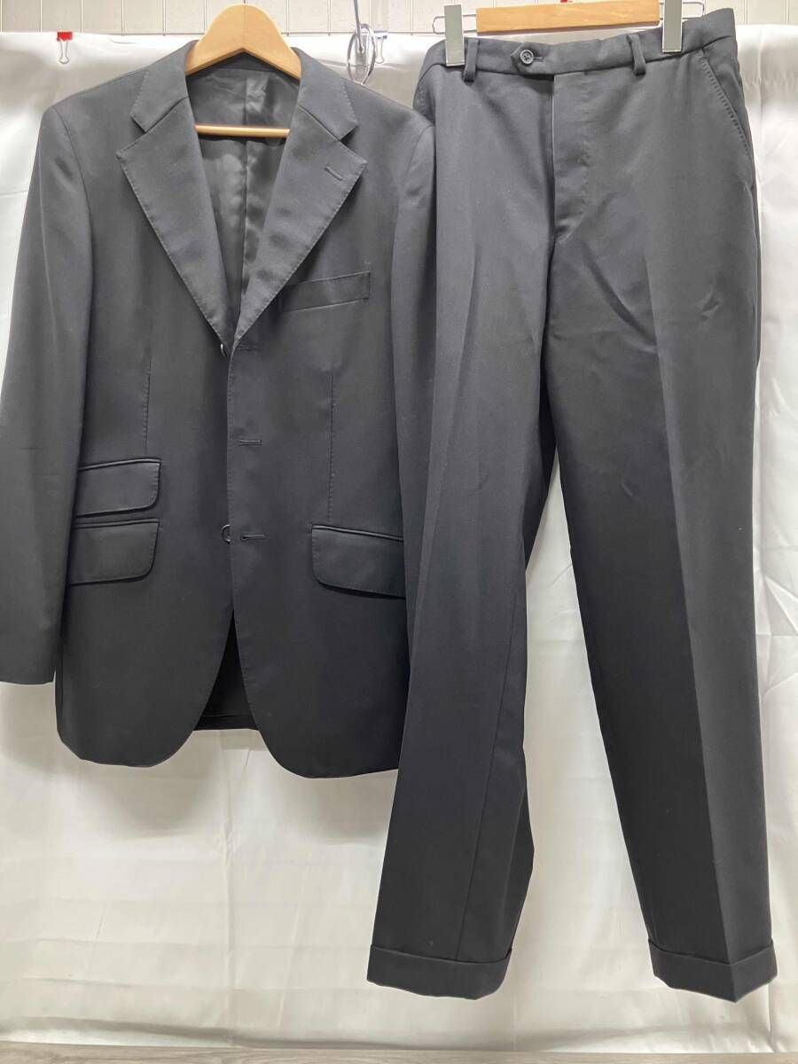PAUL SMITH ポールスミス テーラードジャケット スーツErmenegildo Zegna ウール 表記サイズL ブラック