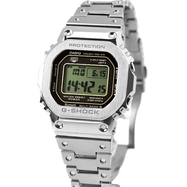 カシオ CASIO 腕時計 メンズ GMW-B5000D-1JF G-SHOCK フルメタル マルチバンド6 電波ソーラー スクエア