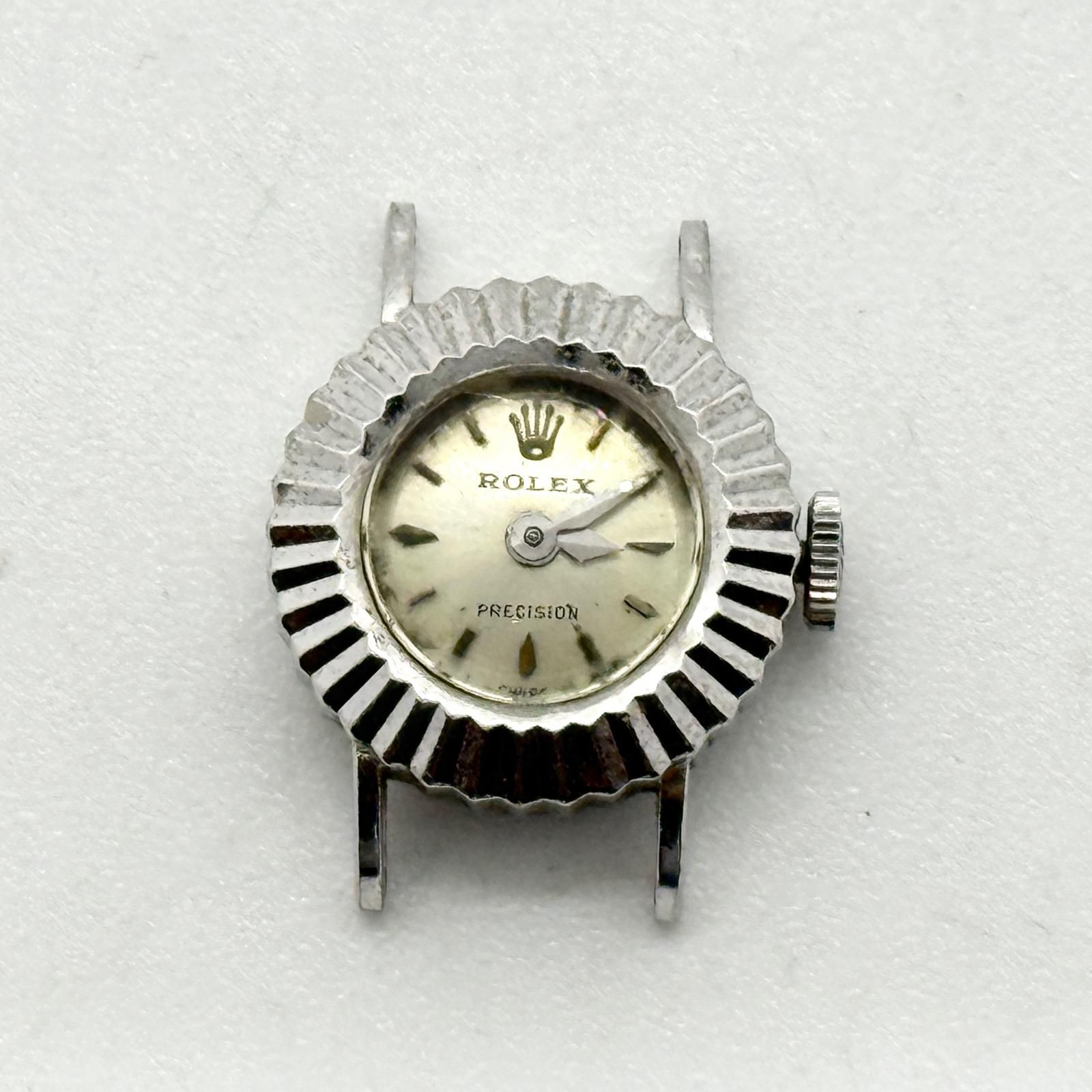 ROLEX ロレックス プレシジョン 2192 シルバー 手巻き レディース 腕時計 稼働品