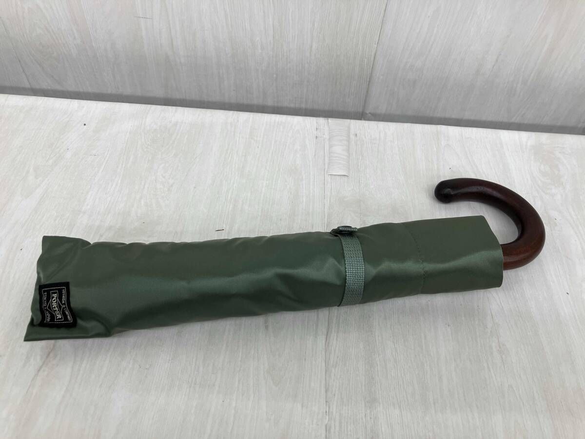 前原光榮商店 × PORTER フォールディングアンブレラ折りたたみ傘 セージグリーン 傘