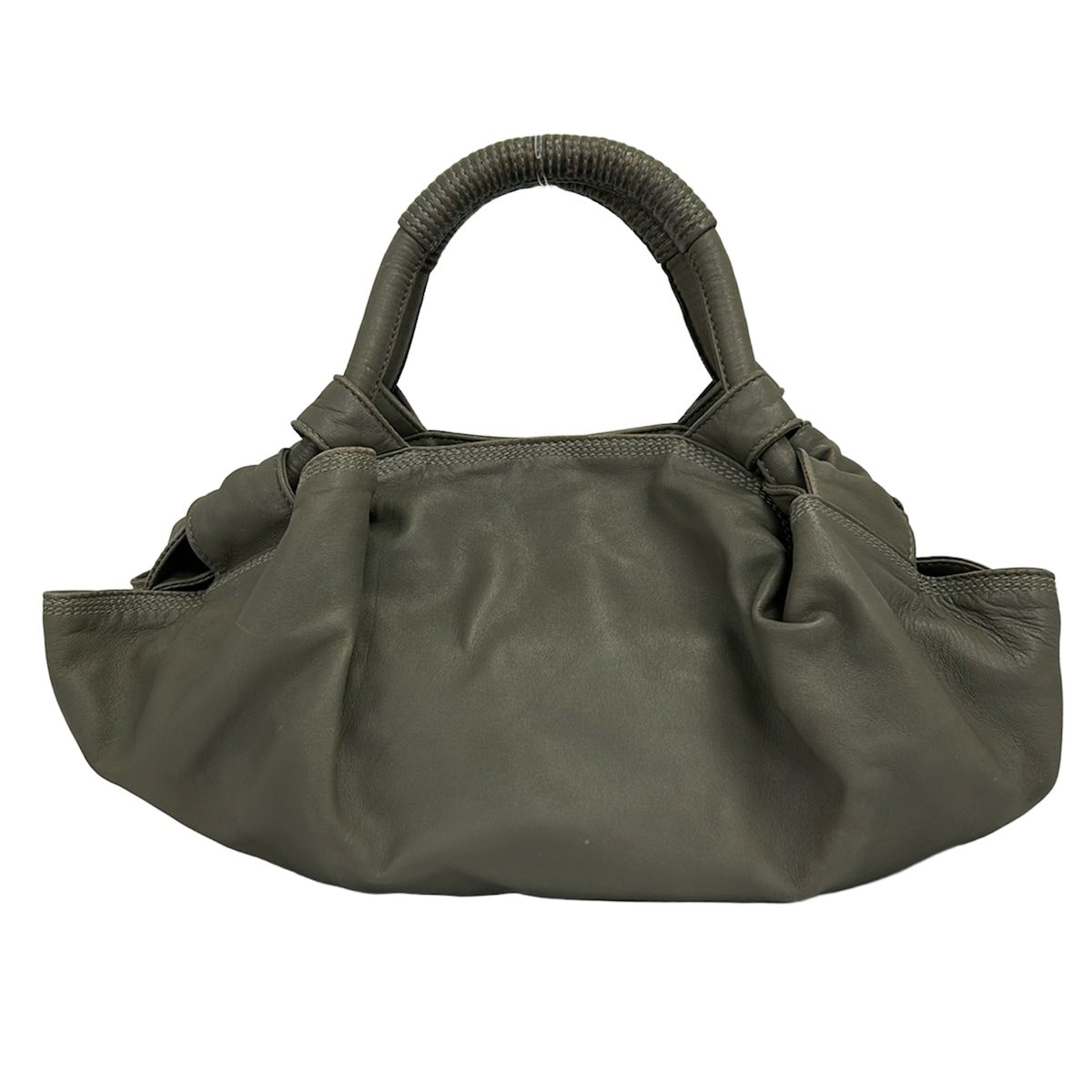 LOEWE(ロエベ) ハンドバッグ ナッパアイレ ダークグレー レザー - メルカリ