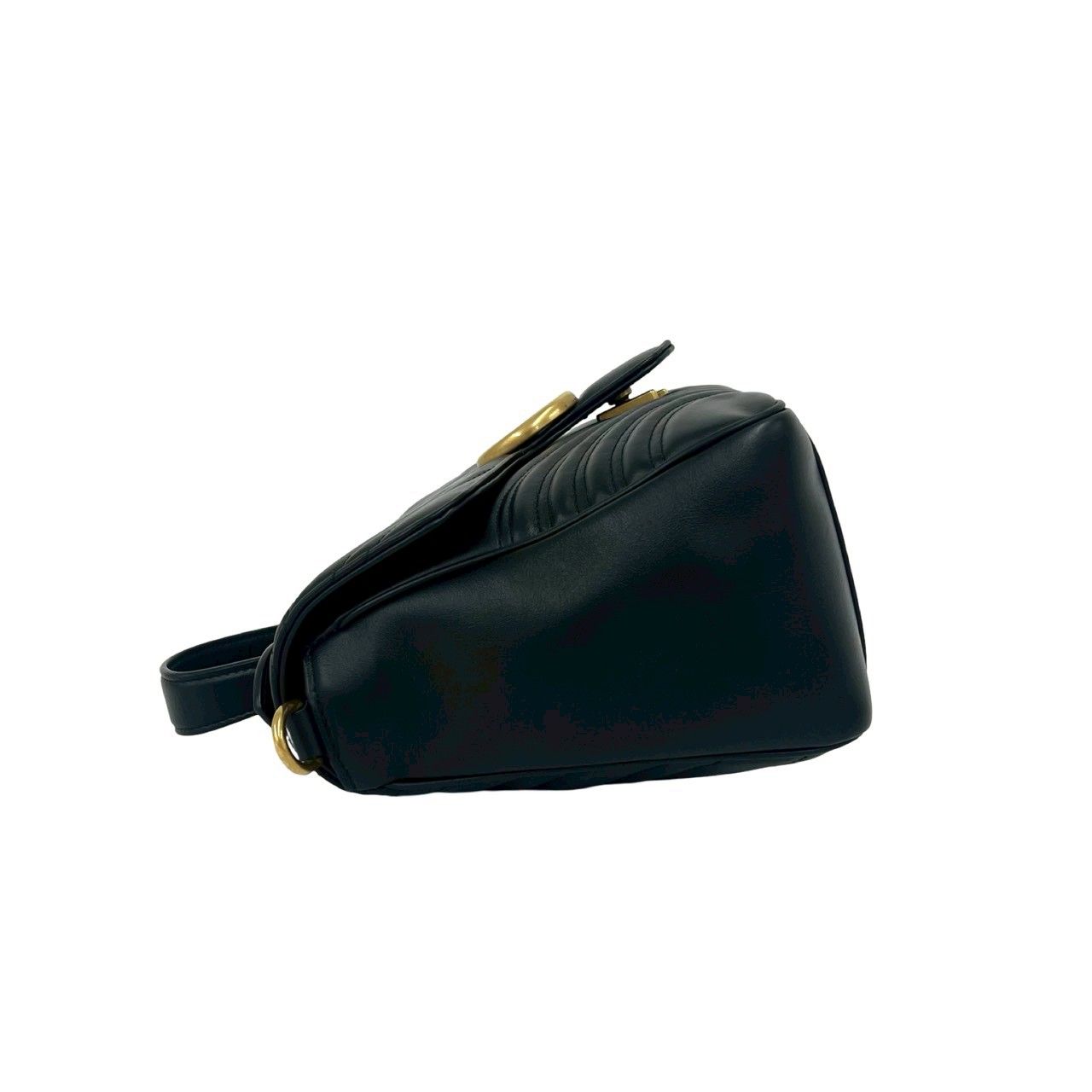 極 美品 袋付き GUCCI グッチ GG マーモント レザー 本革 2way