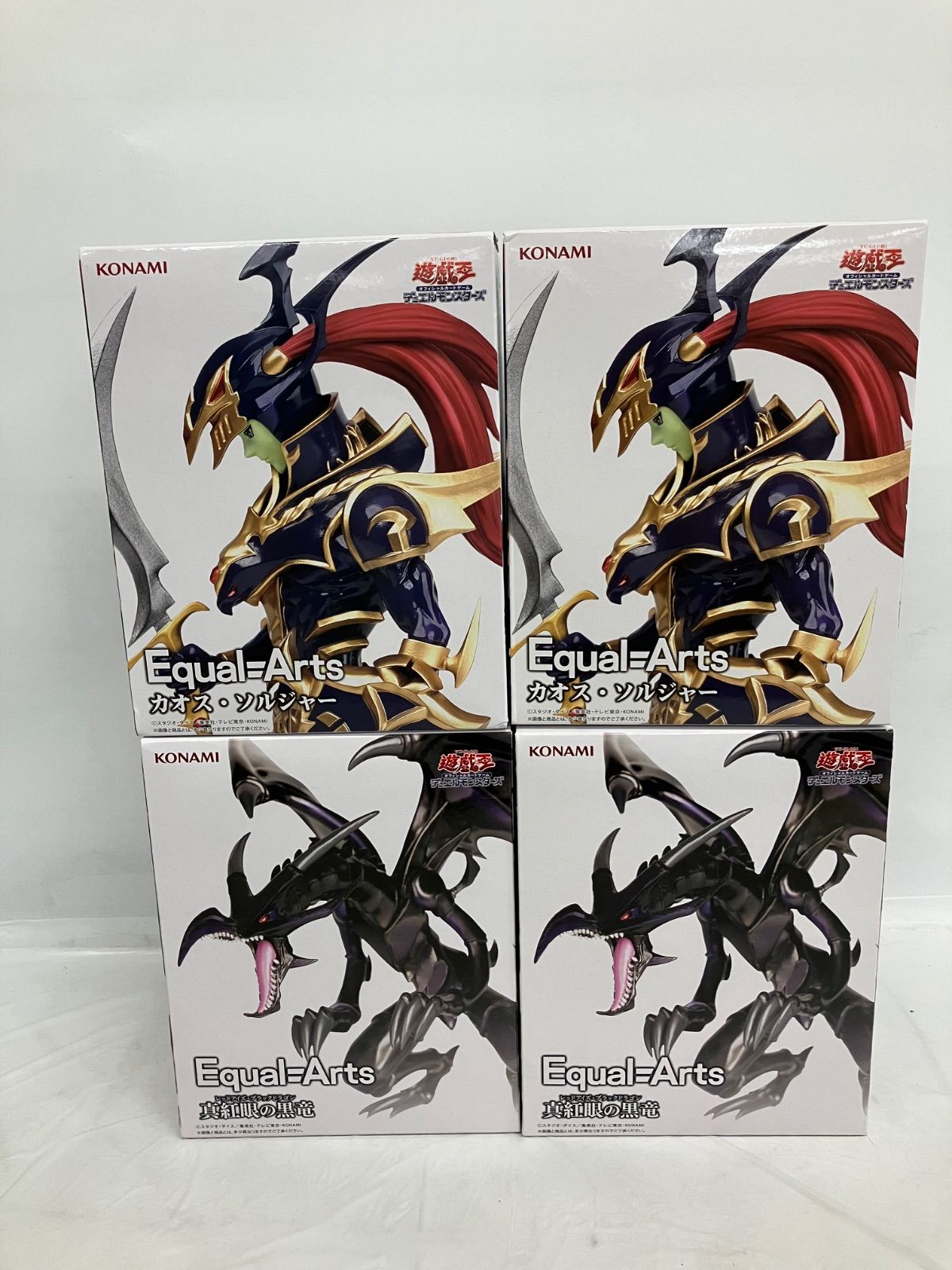 未開封 遊戯王 Equal Arts レッドアイズ カオスソルジャー フィギュア 