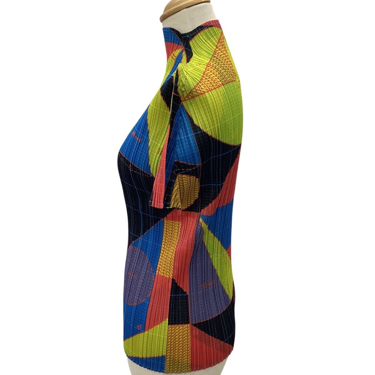 ISSEY MIYAKE イッセイミヤケ PLEATS PLEASE カットソー 総柄 SIZE 3