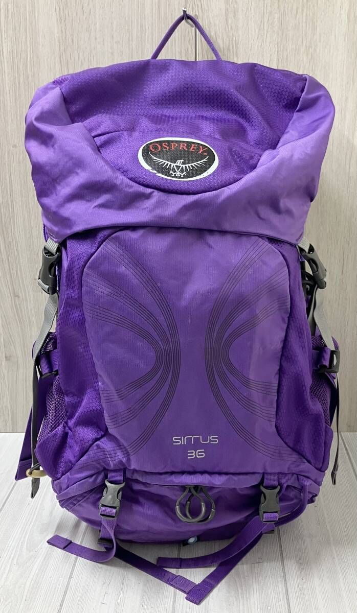 OSPLEY オスプレー Sirrus シラス 36 ハイキングパック リュック パープル ザック WS / WM (43-51cm) 状態考慮
