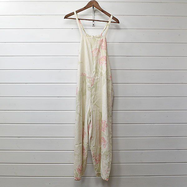 Gauze# ガーゼ リネン 花柄サロペット オーバーオール｜25l1159 - メルカリ
