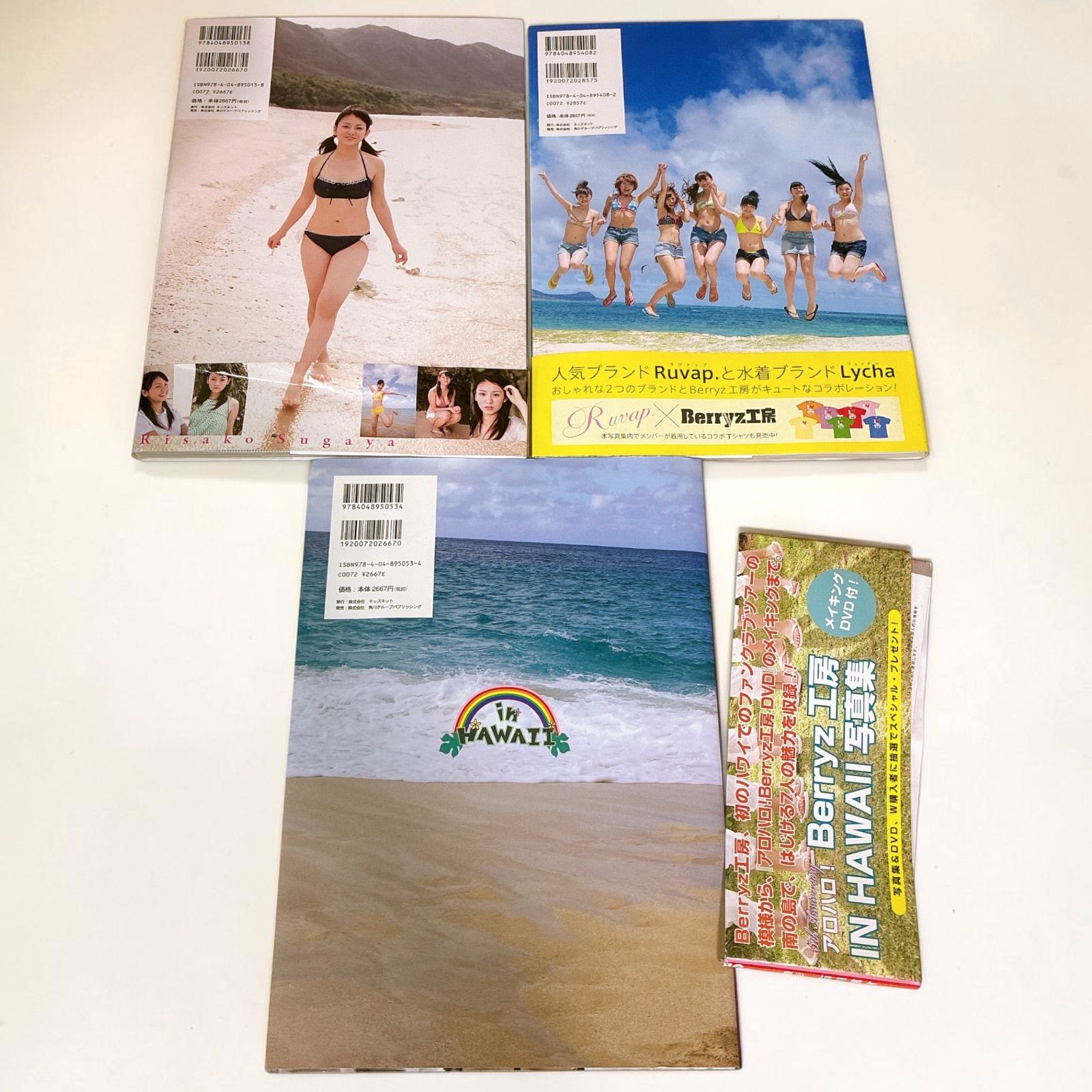 Berryz工房 菅谷梨沙子 写真集 ベリーズ工房 まとめ 3冊セット ハワイ
