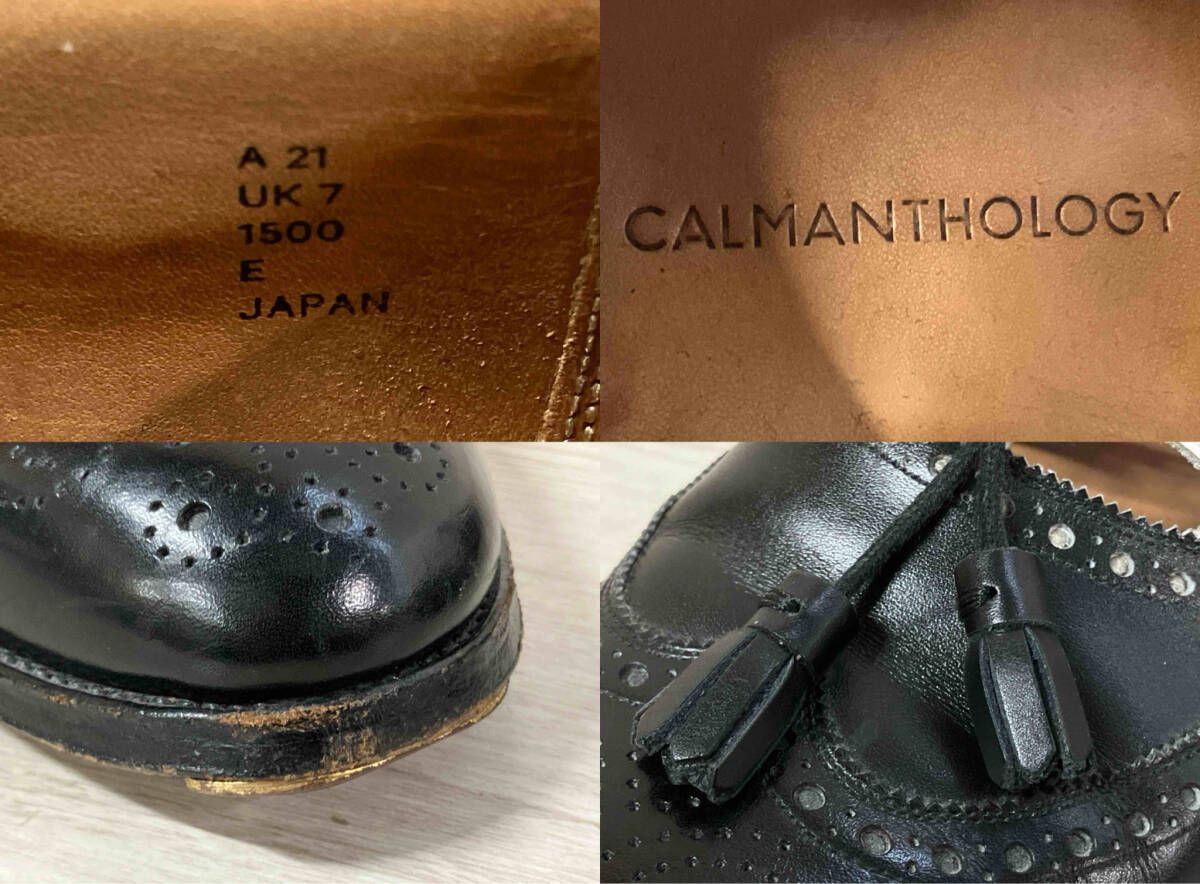 CALMANTHOLOGY カルマンソロジー ローファー 26cm ブラック/ホワイト