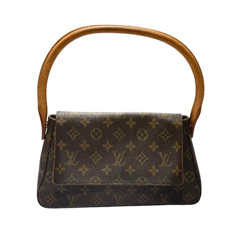 ルイ・ヴィトン LOUIS VUITTON ミニ・ルーピング M51147 ブラウン モノグラムキャンバス レディース ショルダーバッグ