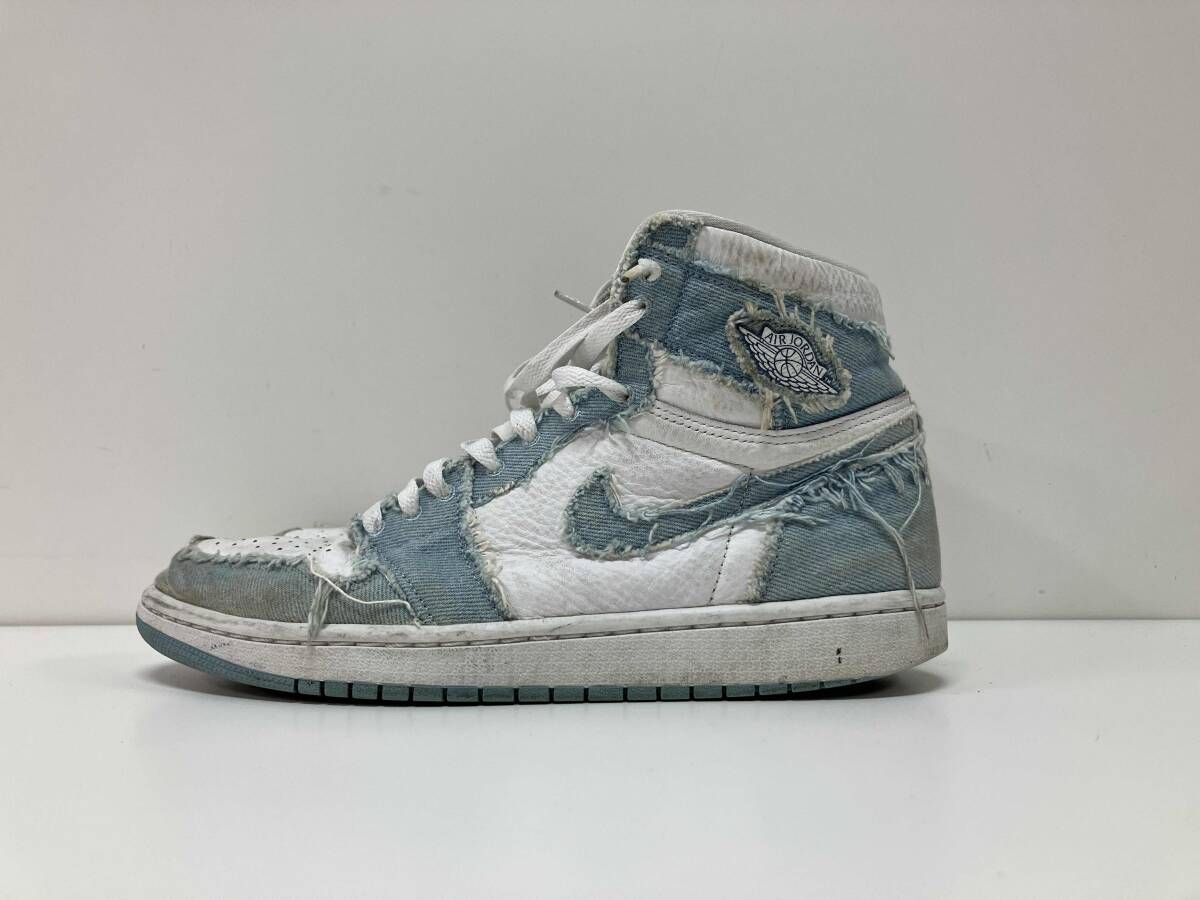 NIKE ナイキ Air Jordan 1 High OG Denim エアジョーダン1 デニム DM9036-104 スニーカー 27.5cm 規制のインソールではありません。