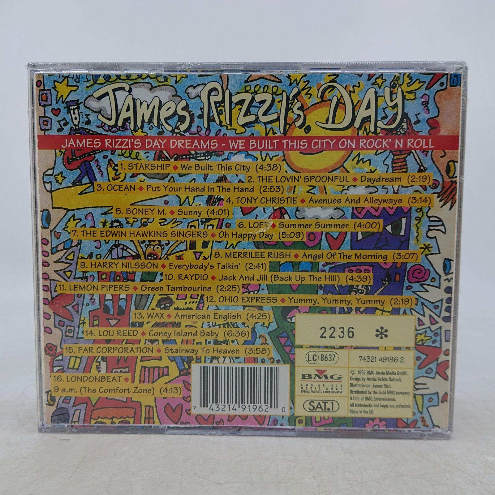 未開封】ジェームス・リジィ CD4枚組 James Rizzi's Day オムニバス