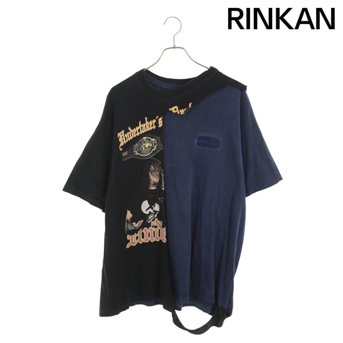 マルタンマルジェラ0 10 アーティザナル バンドプリント再構築Tシャツ メンズ 3