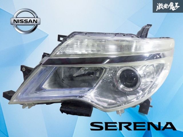 LED点灯OK！】日産純正 HC26 C26 NC26 HFC26 セレナ 後期 LED ヘッド