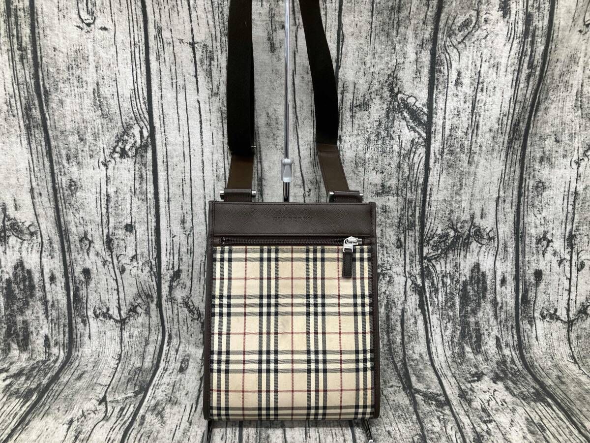 BURBERRY バーバーリー ノバチェック スクエア ショルダーバッグ