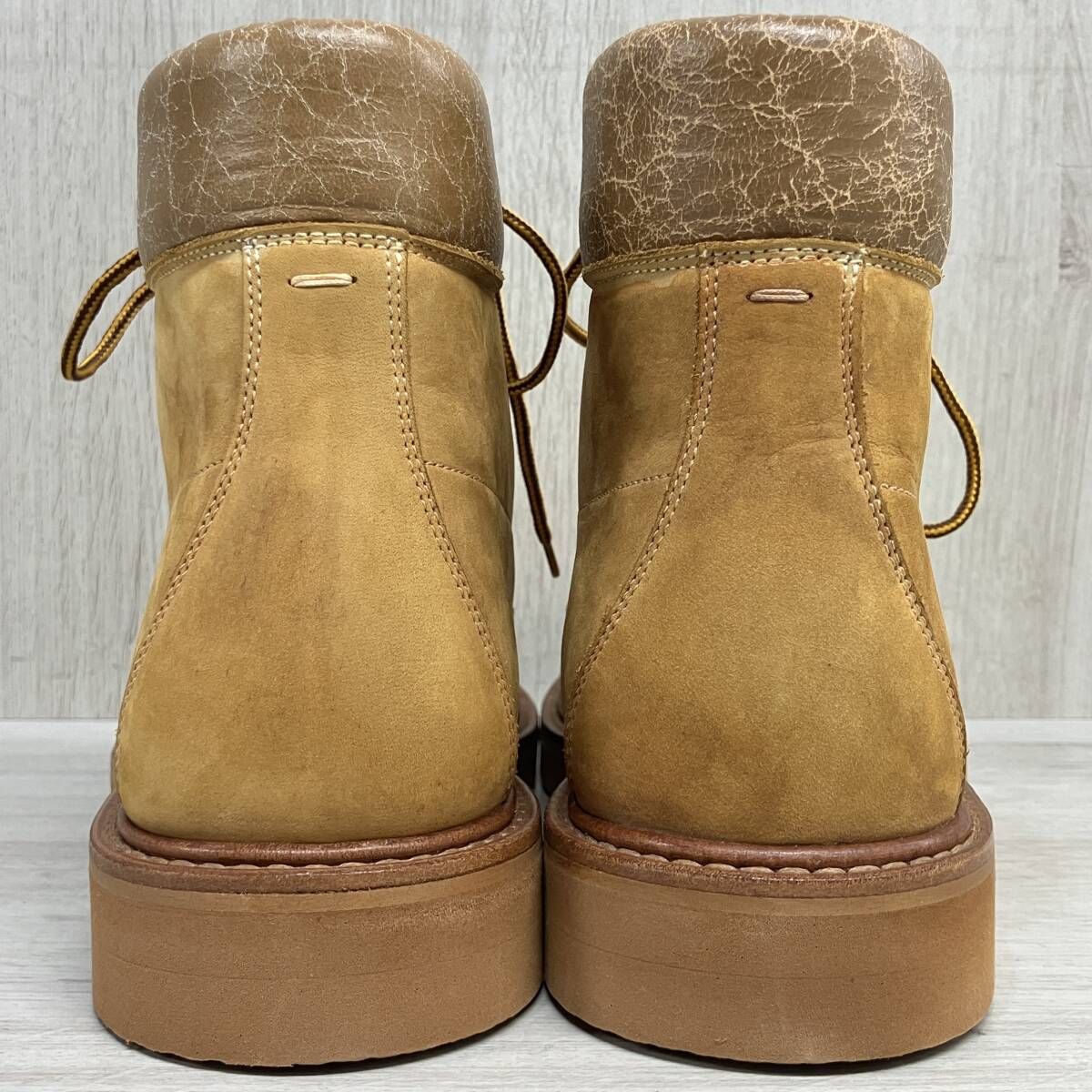 Maison Margiela PARIS 22 23SS Tan Artist Boots S57WU0263 本革