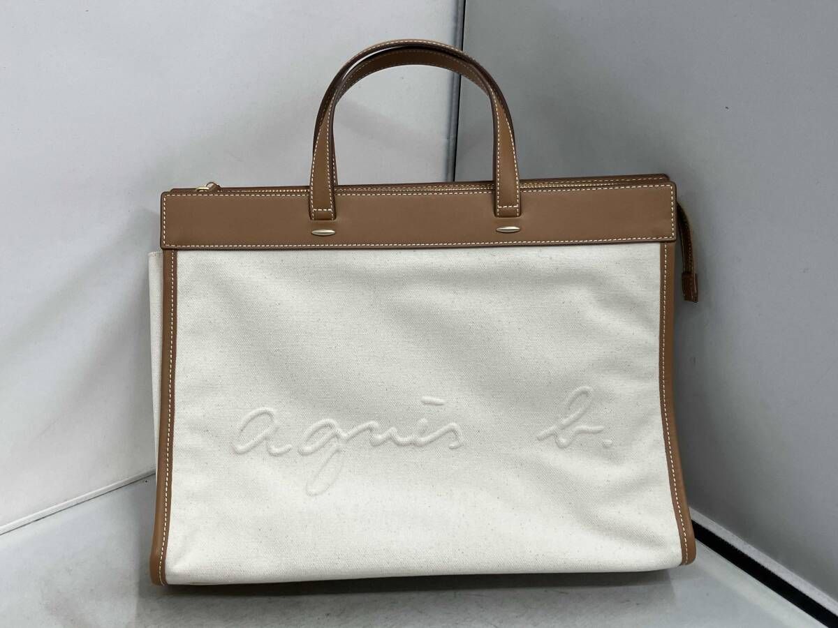 agnes b. / その他バッグ / YAS14-02 / ハンドバッグ / キャンバス / クリーム / CRM / アニエスベー 16,522円