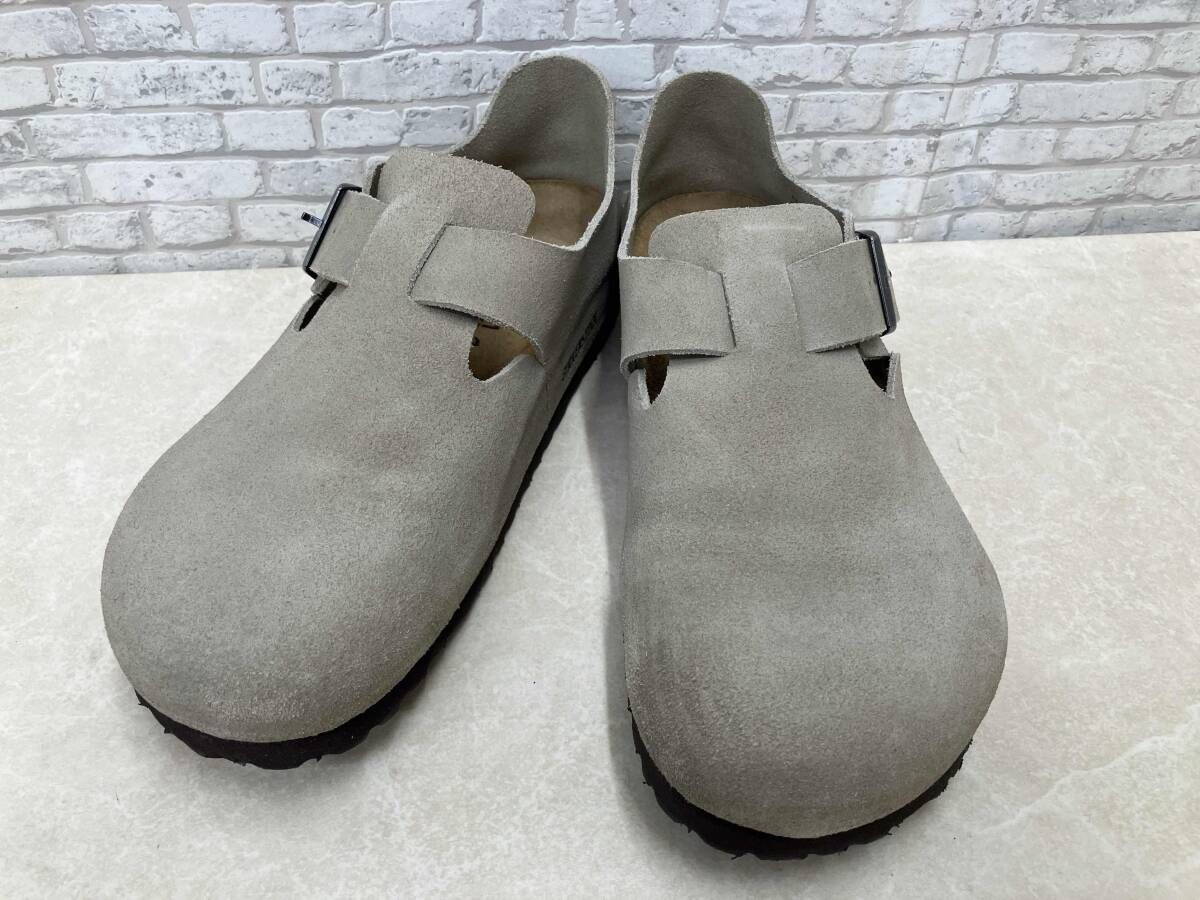 BIRKENSTOCK サンダル 4500129873 03 ビルケンシュトック ロンドン スエードレザー ベージュ サイズ 26.5cm