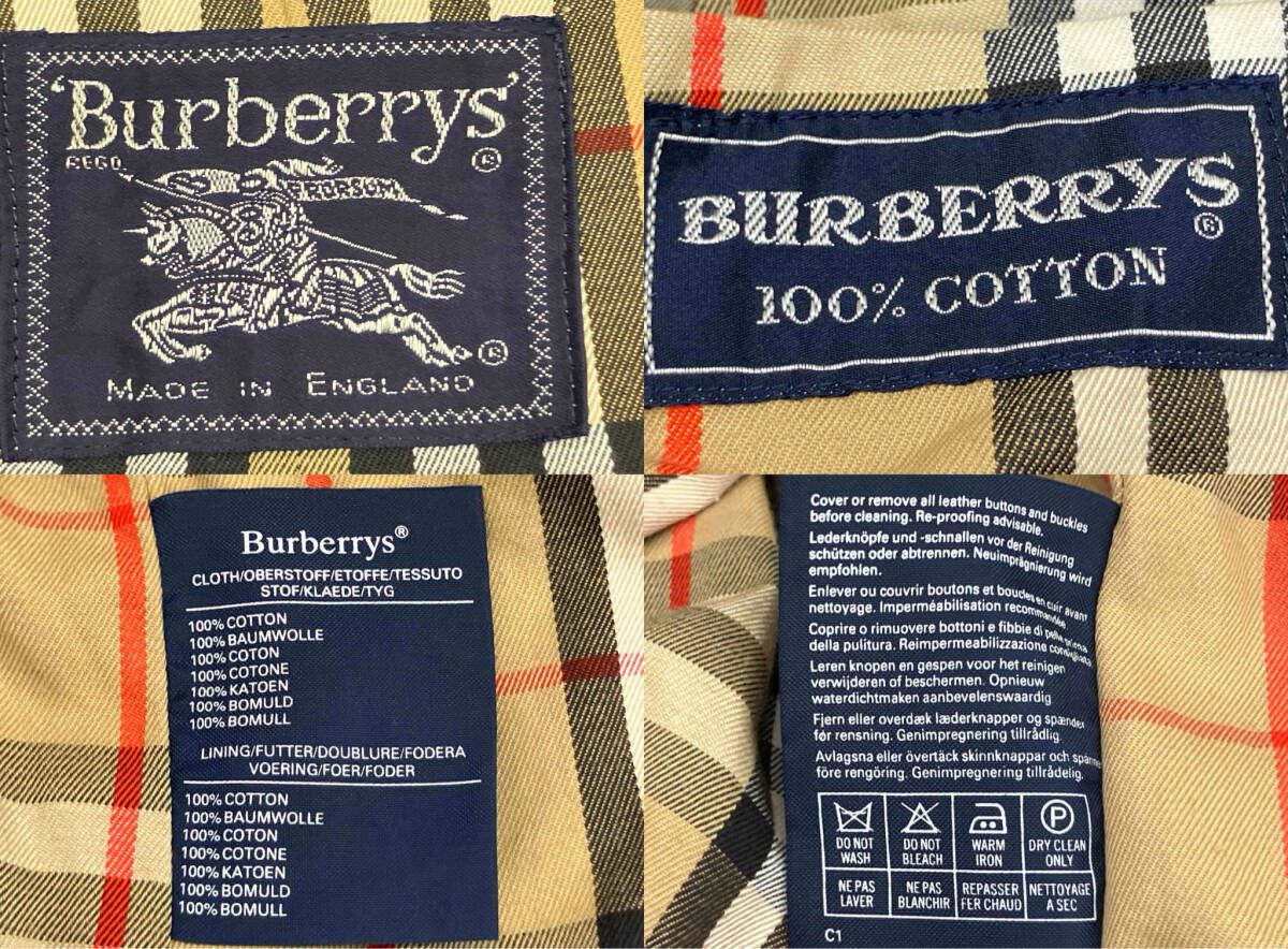Burberryバーバリートレンチコート 90s イングランド製 サイズ不明