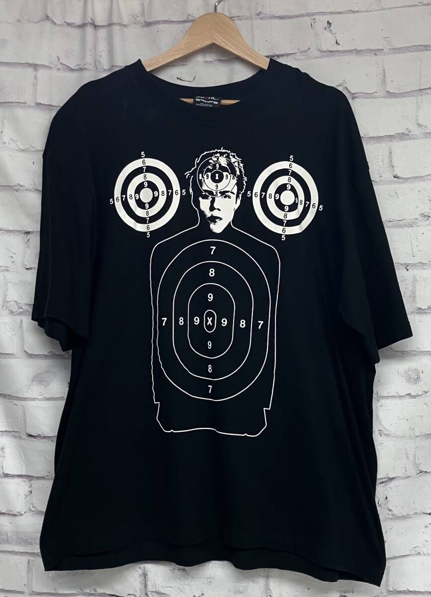 SAINT MICHAEL セントマイケル 23AW The Kid Laroi ターゲットフォトプリントtシャツ XLサイズ BLK コットン100% 日本製 メンズ 夏