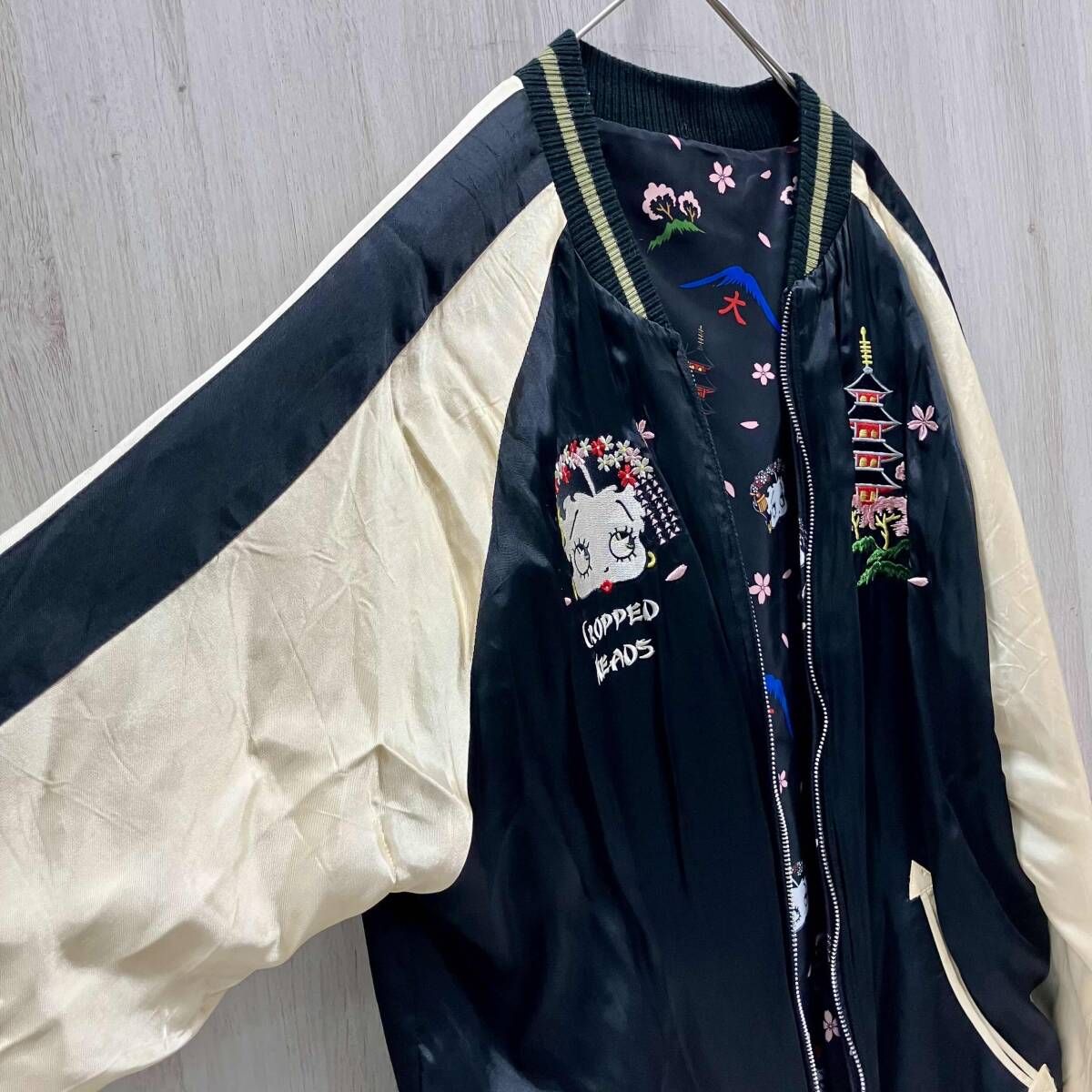 SOUVENIR JACKET BETTYBOOP/スカジャン 【激レア】クロップドヘッズ