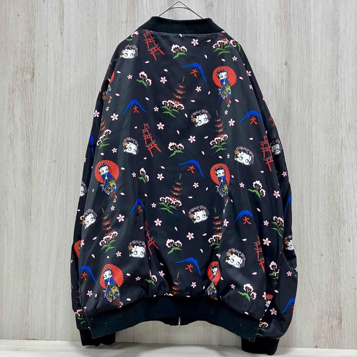 SOUVENIR JACKET BETTYBOOP/スカジャン 【激レア】クロップドヘッズ