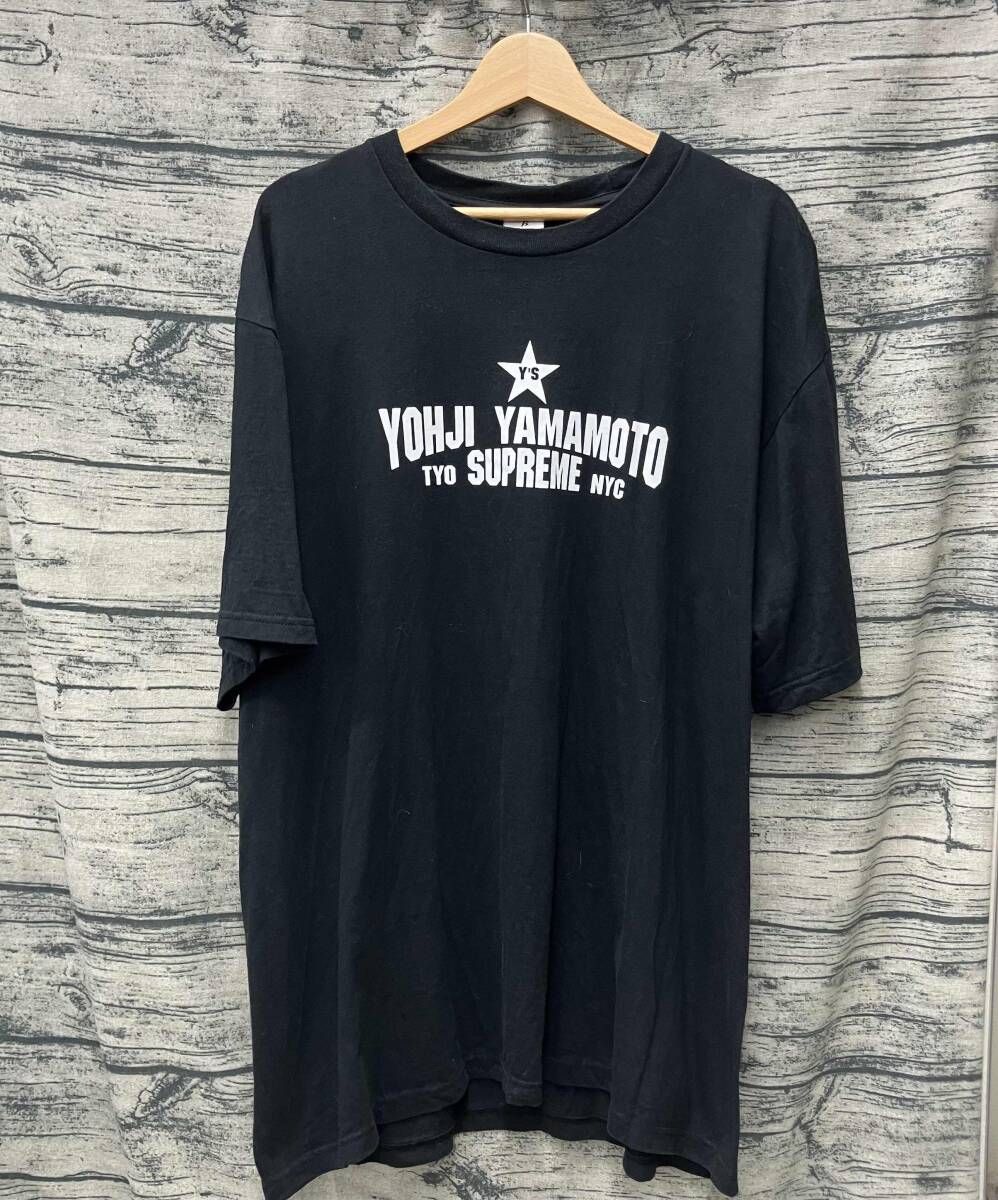 Supreme × Y's yohji yamamoto 半袖Tシャツ ブラック XL - メルカリ