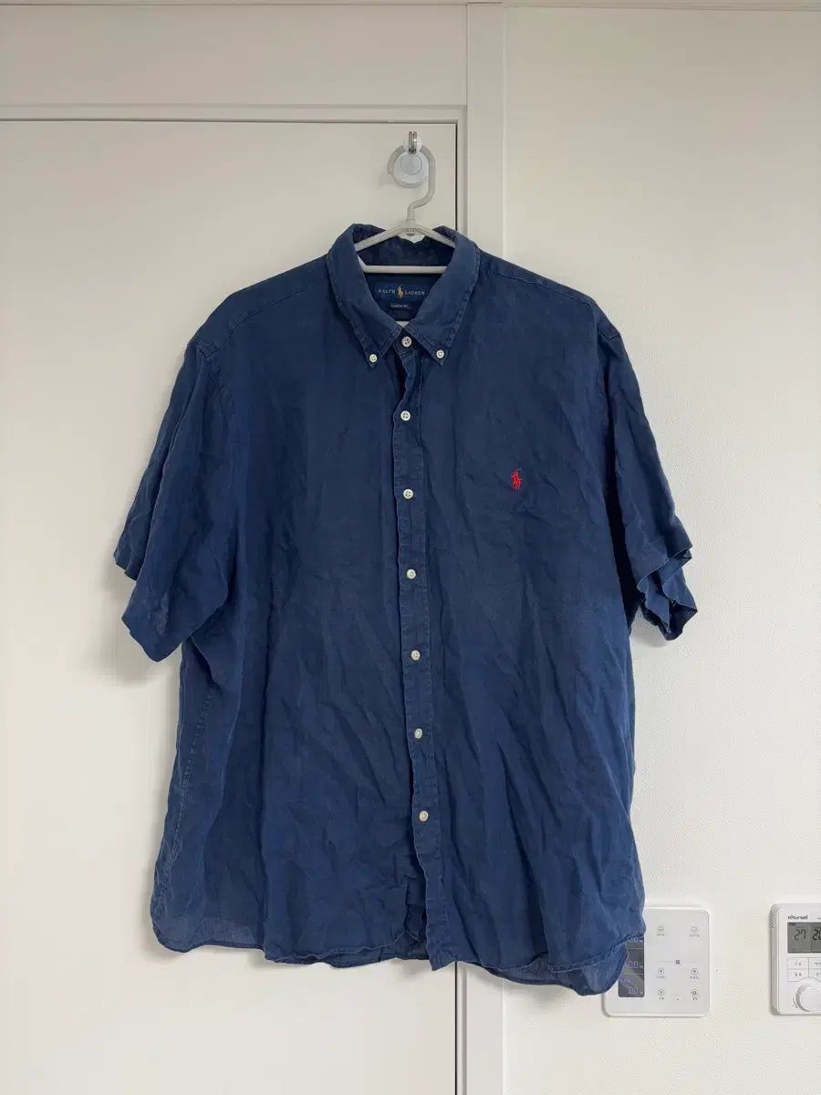 正規品 ポロ リネン 半袖 シャツ クラシックフィット 2XL (115 120)