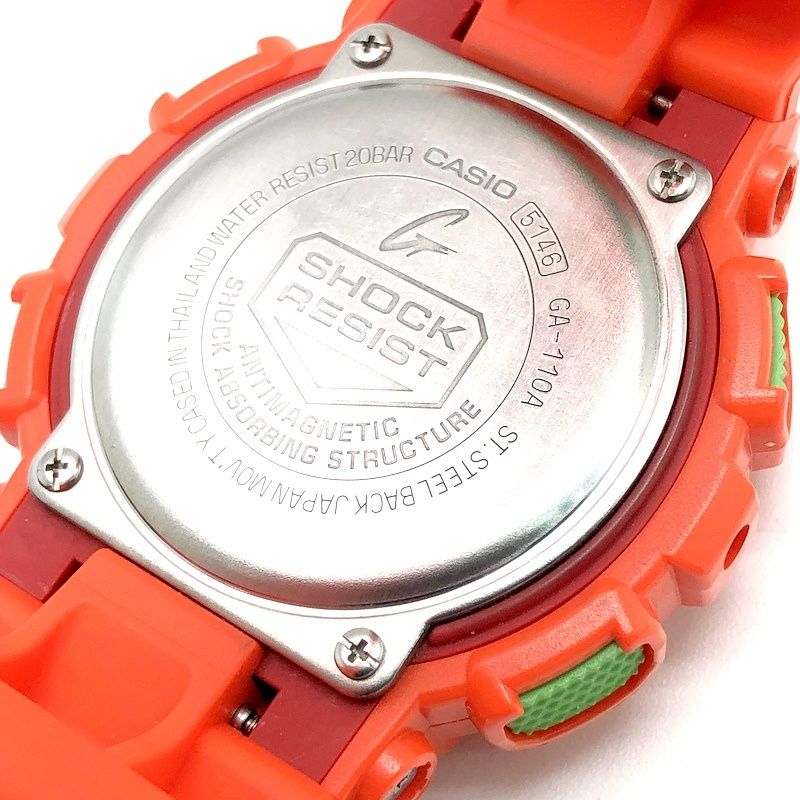 G-SHOCK ジーショック GA-110A-4 ハイパーカラーズ ビッグケース 光沢