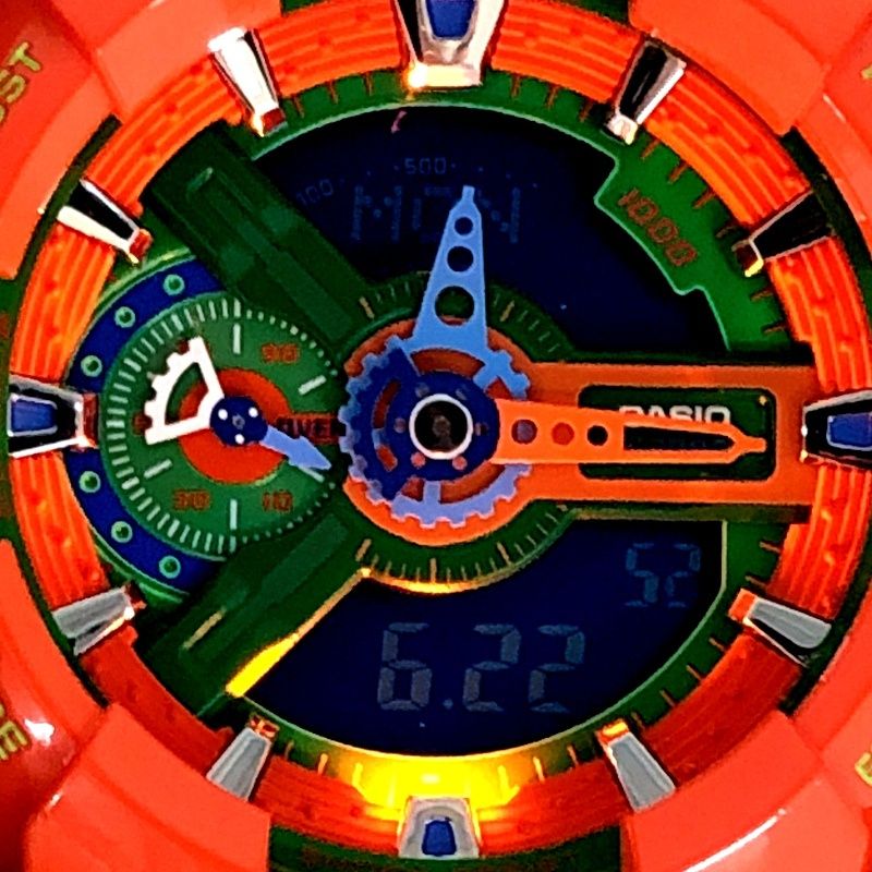 G-SHOCK ジーショック GA-110A-4 ハイパーカラーズ ビッグケース 光沢