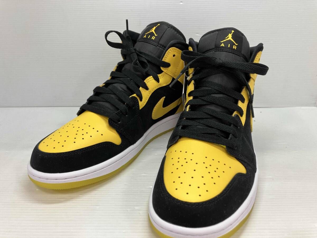 NIKE ナイキ AIR JORDAN 1 MID SE エアジョーダン1 ミッド HJ6654-071 スニーカー 28.5cm イエロー×ブラック