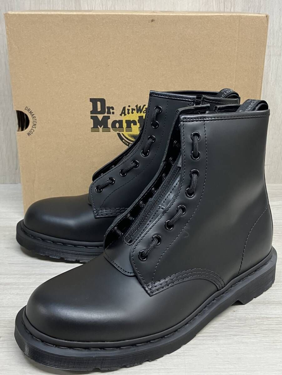 Dr.Martens 1460 ZIP MONO UK8 約27cm 本革 レザー ブーツ ドクター