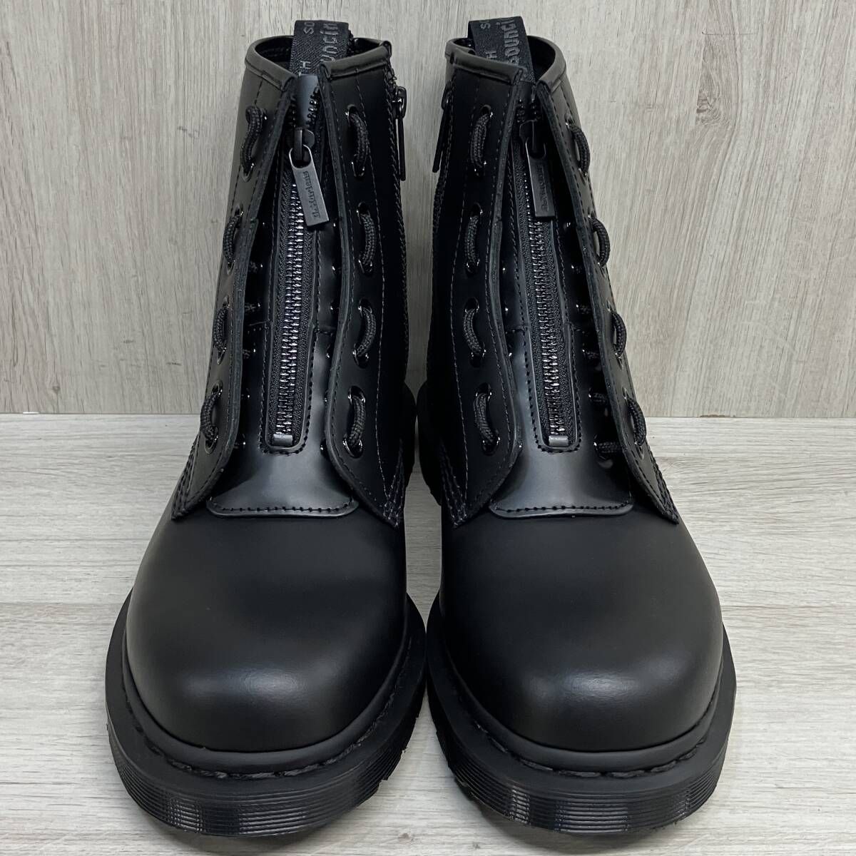 Dr.Martens 1460 ZIP MONO UK8 約27cm 本革 レザー ブーツ ドクター