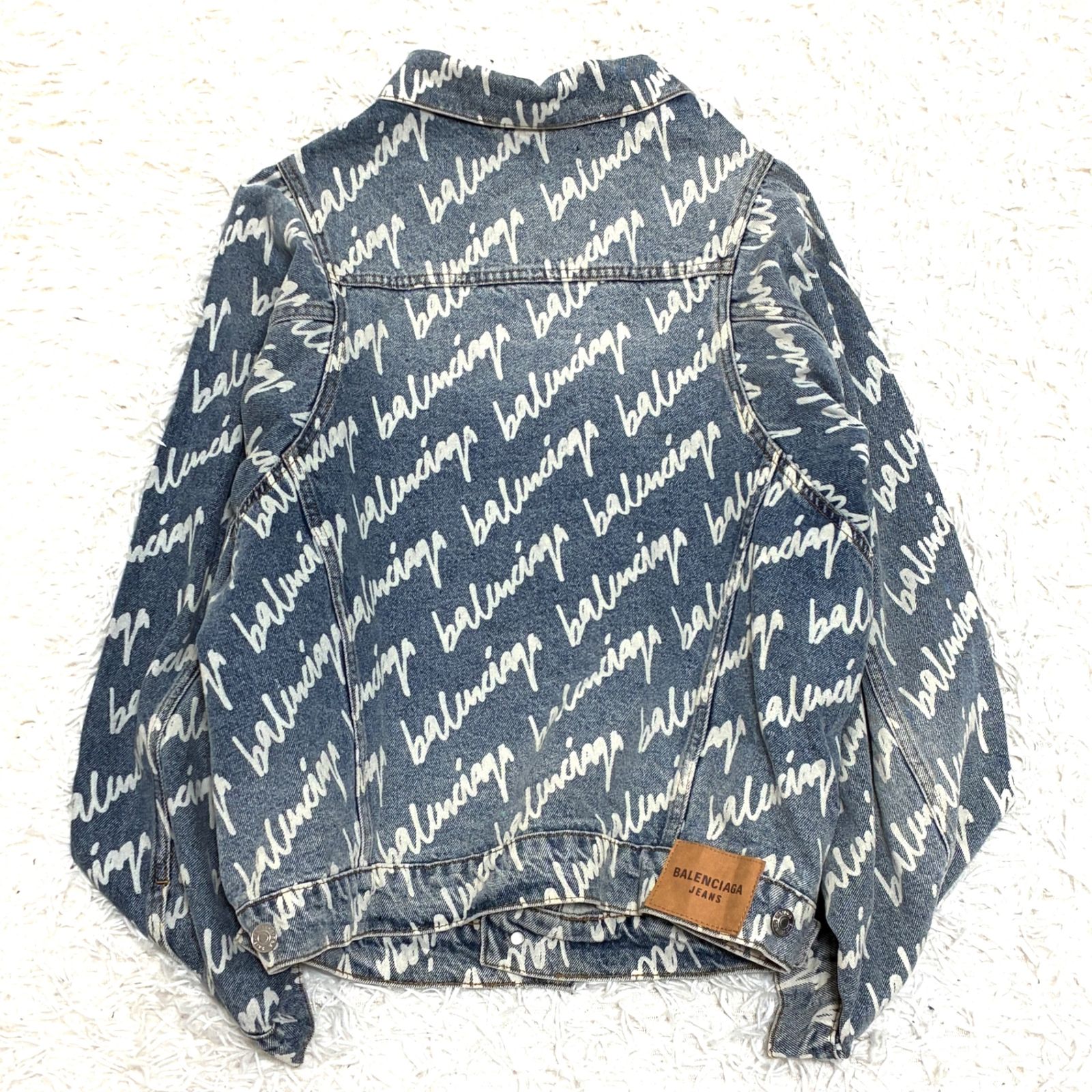美品 バレンシアガ BALENCIAGA デニムジャケット Gジャン ジージャン